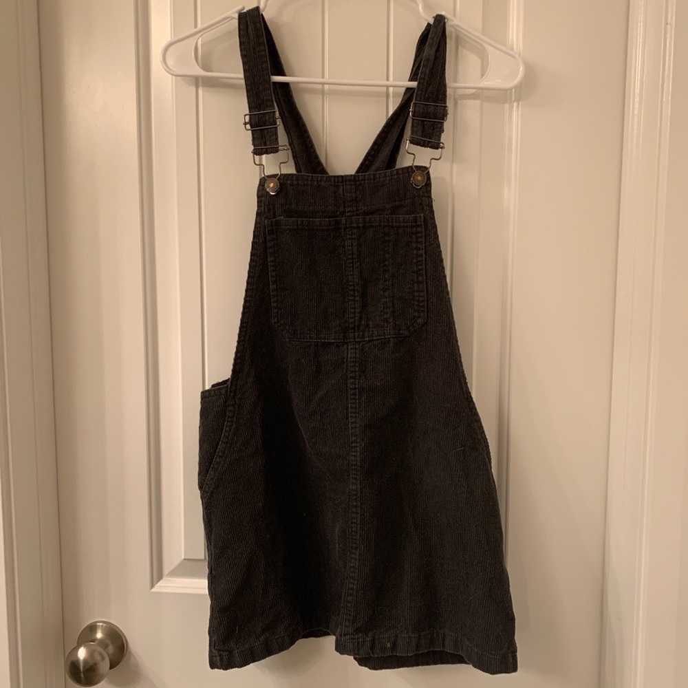 Mini overalls dress
